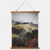 BERGSICHT AUF WALEN WANDTEPPICH MIT HOLZRAHMEN (Vorderseite)