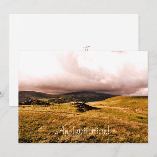 BERGSICHT EINLADUNG (Vorne/Hinten)