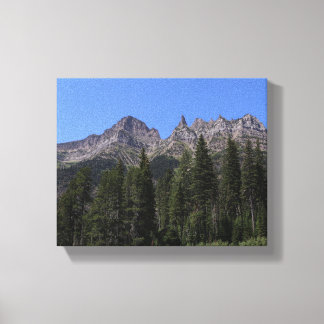 Bergsicht Kootenai-See Stretched Canvas Print Leinwanddruck