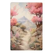 Bergsicht Mini Klemmbrett (Rückseite)