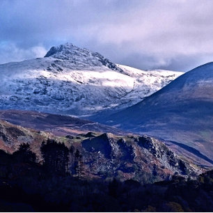BERGSICHT SEIDENPAPIER