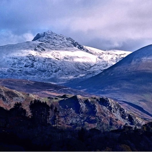BERGSICHT SEIDENPAPIER