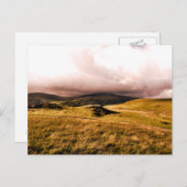 BERGSICHT, WALES POSTKARTE (Vorne/Hinten)