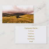 BERGSICHT, WALES VISITENKARTE (Vorne/Hinten)