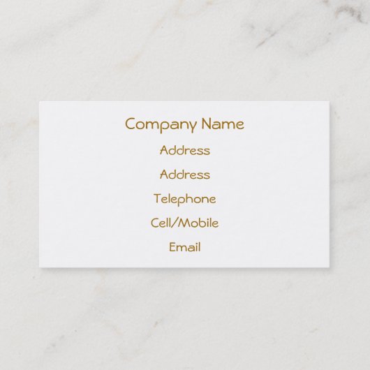 BERGSICHT, WALES VISITENKARTE (Rückseite)