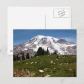 Bergski Postkarte Winter (Vorne/Hinten)