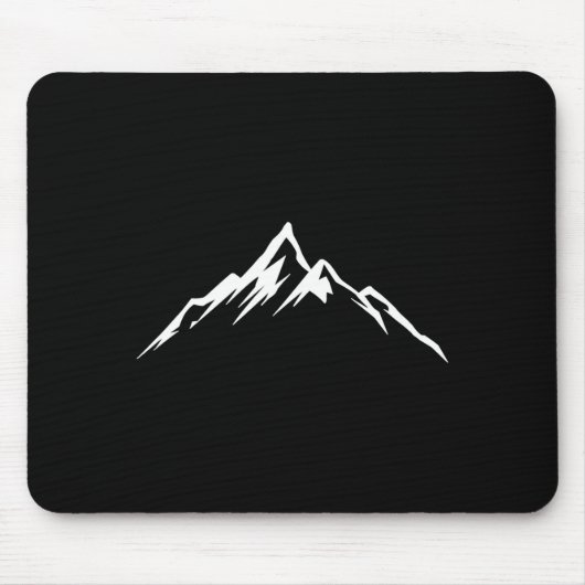Bergskifahren Bergsteigen Mountainbiker Mousepad (Vorne)