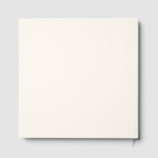 Bergskizze | Rustikale Waldhochzeit Gästebuch (Rückseite)