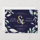 Bergsommer Blumengold Ampere und Hochzeit Einladung (Vorderseite)