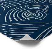 Bergsonnenuntergangs-Schönheit Poster (Ecke)