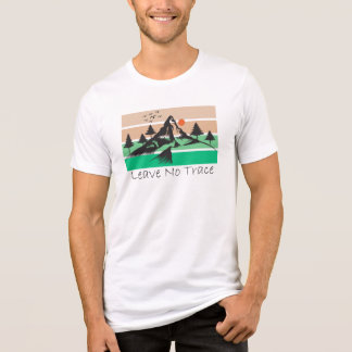 Bergsonneuntergang ohne Spuren hinterlassen Tri-Blend Shirt