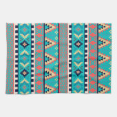 Bergspitze-geometrisches Stammes- Muster Geschirrtuch (Horizontal)