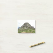 Bergspitze Post-it Klebezettel (Auf Schreibtisch)