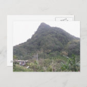 Bergspitze Postkarte (Vorne/Hinten)