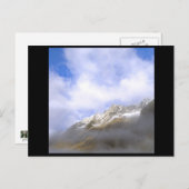 Bergspitze Postkarte (Vorne/Hinten)