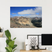 Bergspitzen der Anden Range, Patagonien Poster (Heimbüro)