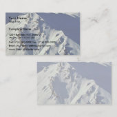 Bergspitzen - Luftaufnahme Visitenkarte (Vorne/Hinten)