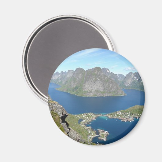 Bergspitzen Magnet (Vorderseite/Rückseite)