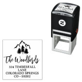 Bergspitzen & Spruces Rustikale Familie oder Hochz Permastempel (Beispiel)