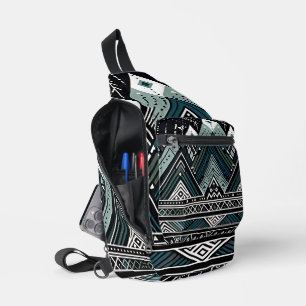 Bergspitzen Tribal Geometric Crossbody Bag