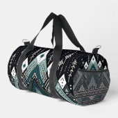 Bergspitzen Tribal Geometric Duffle Bag (Rechte Ecke)