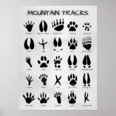 Bergspuren Poster (Vorne)