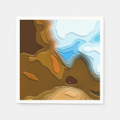 BERGSPUREN SERVIETTE (Vorderseite)