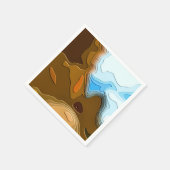 BERGSPUREN SERVIETTE (Ecke)