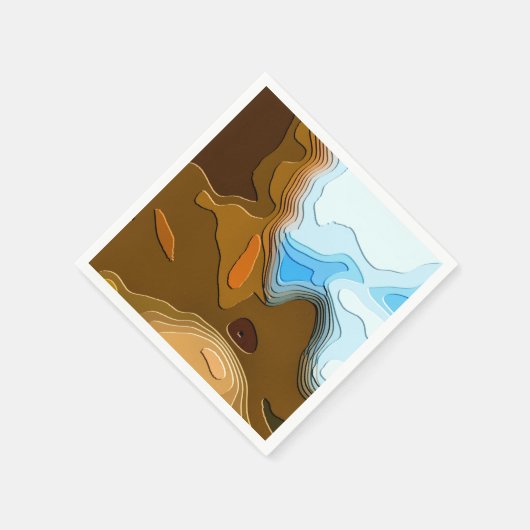 BERGSPUREN SERVIETTE (Ecke)