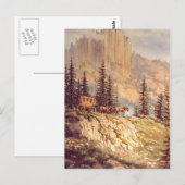 BERGSTAGECOACH VON SHARON SHARPE POSTKARTE (Vorne/Hinten)