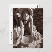 Bergstatue, Ely, Autobahn 50 Postkarte (Vorne/Hinten)