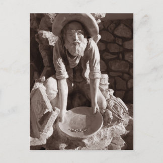 Bergstatue, Ely, Autobahn 50 Postkarte