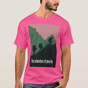 Bergsteigen Abenteuer Baseball Sleeve T-Shirt