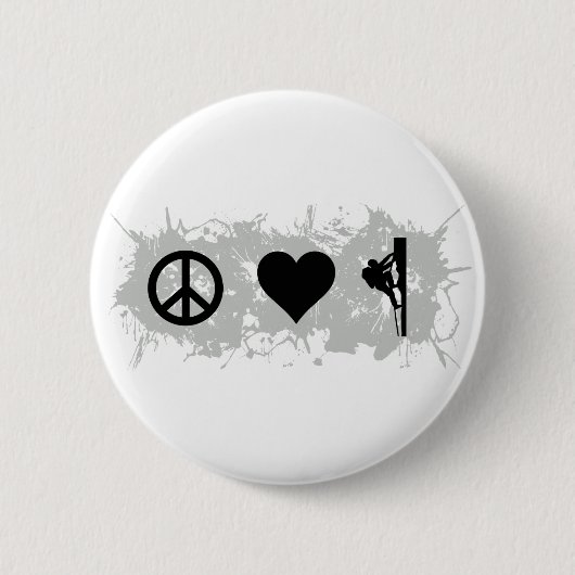 Bergsteigen Button (Vorderseite)