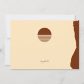 Bergsteigen Einladung (Rückseite)