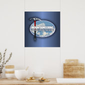 Bergsteigen (Eisacken) Poster (Küche)