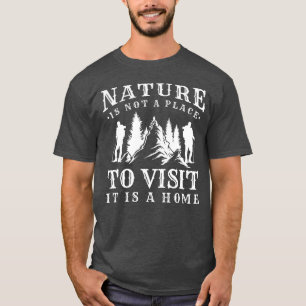 Bergsteigen Felsen Sportklettern Berge lustig T-Shirt