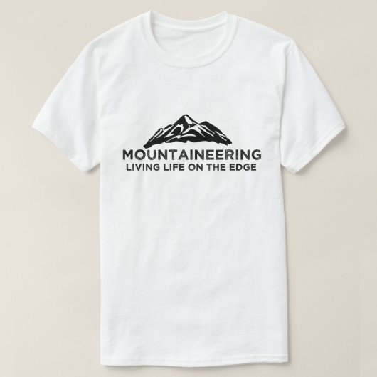 Bergsteigen / Felsklettern / Bergklettern T-Shirt (Design vorne)