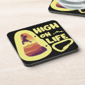 Bergsteigen Getränkeuntersetzer (Linke Seite)