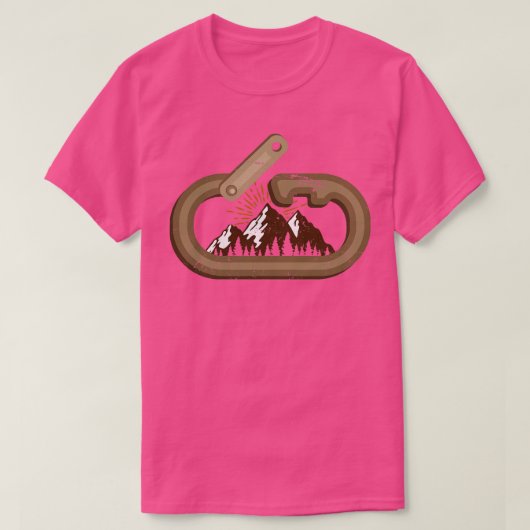 Bergsteigen im Freien Klettern T-Shirt (Design vorne)