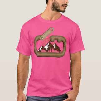 Bergsteigen im Freien Klettern T-Shirt