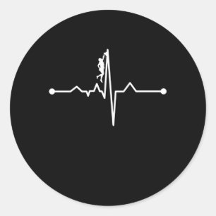 Bergsteigen im Val Piora Runder Aufkleber