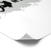 Bergsteigen ist eine Lebensart Poster (Ecke)