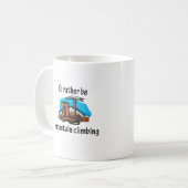 Bergsteigen Kaffeetasse (Vorderseite Links)