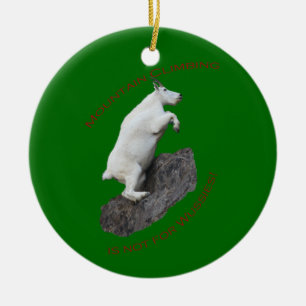 Bergsteigen Keramik Ornament