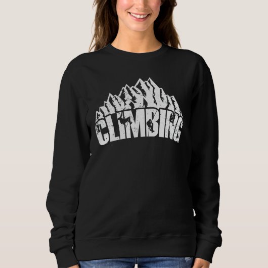 Bergsteigen Klettersteig Klettersteig Sweatshirt (Vorderseite)