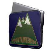 Bergsteigen. Laptopschutzhülle (Vorderseite Links)