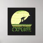 Bergsteigen Leinwanddruck (Vorderseite)