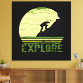 Bergsteigen Leinwanddruck (Insitu (Wohnzimmer))