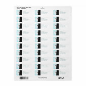 Bergsteigen Mailing Labels (Vorne)